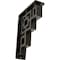 Ekena Millwork Eris Wrought Iron Bracket, (Triple center brace), Antiqued Warm Silver 2"W x 5 1/2"D x 8"H BKTM02X05X08TERAWS - alternate 1